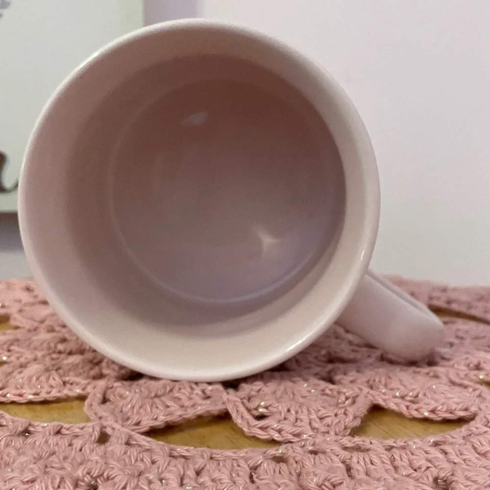 Pretty Pink Mug reads “love is a four legged word”!